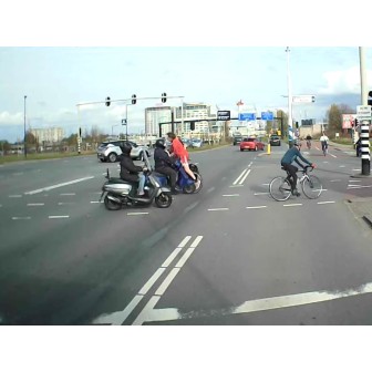 Accident at crossing