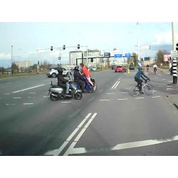 Accident at crossing